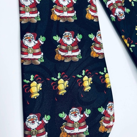 Santa Tie Fratello Mens Tie Santa Clause - Picture 2 of 5